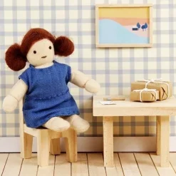 Olli Ella Holdie Poppenhuispop 11 Cm - Hazel -speelgarages, auto's & voertuigen Winkel olli ella hazel1