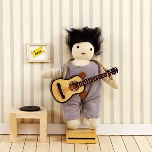 Olli Ella Holdie Folk Poppenhuispop 11 Cm - Rei 4 Olli Ella Holdie Folk Poppenhuispop 11 Cm - Rei - Afbeelding 4