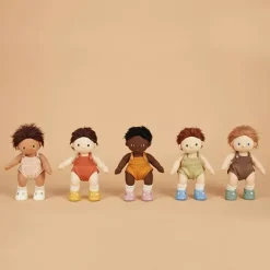 Olli Ella Dinkum Dolls Poppenschoenen - Corn Yellow -speelgarages, auto's & voertuigen Winkel olli ella dinkum dolls poppenschoenen 1 1