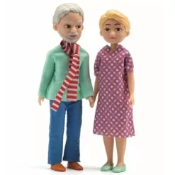 DJECO Speelgoed Djeco Poppenhuis Opa En Oma - 11,5 Cm