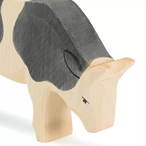 Ostheimer Koe Grazend - Zwart - 14 Cm 3 Ostheimer Koe Grazend - Zwart - 14 Cm - Afbeelding 3