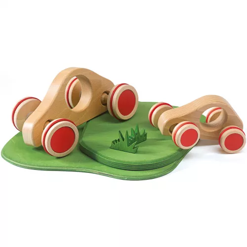 Ostheimer Raceauto Naturel - 14 Cm 2 Ostheimer Raceauto Naturel - 14 Cm - Afbeelding 2