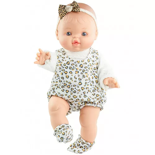 Paola Reina Pop Paola Reina Babypop Gordi Meisje Rebeca - Luipaard - 34 Cm 1 Paola Reina Pop Paola Reina Babypop Gordi Meisje Rebeca - Luipaard - 34 Cm