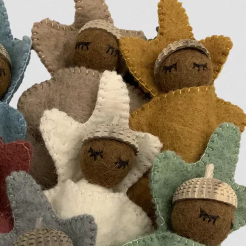 Papoose Toys Poppetjes Eikelbaby's - Earth - 7st 2 Papoose Toys Poppetjes Eikelbaby's - Earth - 7st - Afbeelding 2