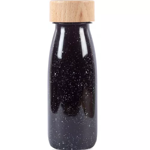 Petit Boum Sensorische Fles Float - Black 1 Petit Boum Sensorische Fles Float - Black