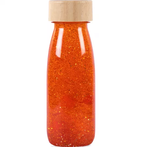 Petit Boum Sensorische Fles Float - Orange 1 Petit Boum Sensorische Fles Float - Orange