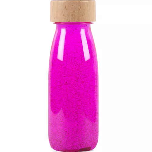 Petit Boum Sensorische Fles Float - Pink Fluo 1 Petit Boum Sensorische Fles Float - Pink Fluo