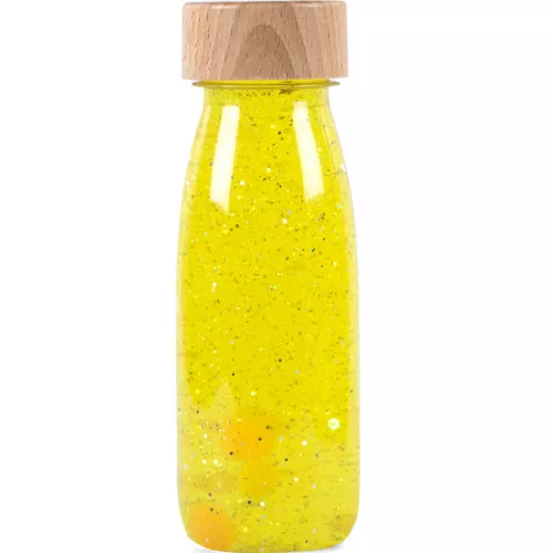 Petit Boum Sensorische Fles Float - Yellow 1 Petit Boum Sensorische Fles Float - Yellow