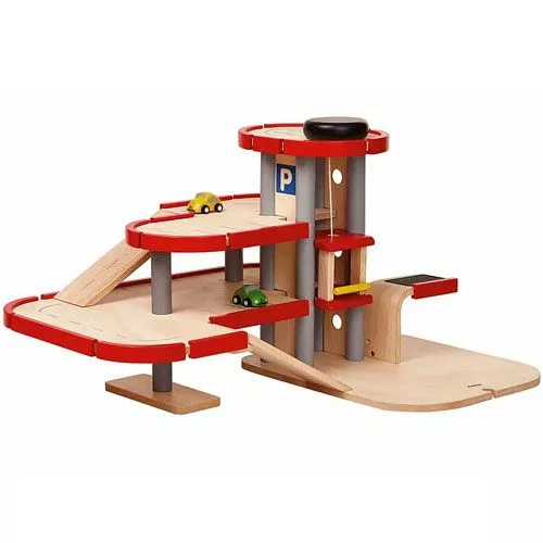 Plan Toys Parkeergarage Met 2 Autootjes 1 Plan Toys Parkeergarage Met 2 Autootjes