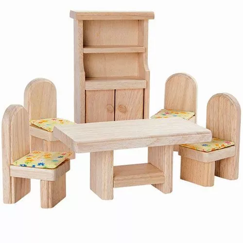 Plan Toys Poppenhuis Eetkamer - Klassiek 1 Plan Toys Poppenhuis Eetkamer - Klassiek