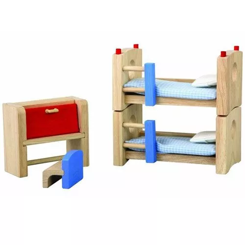 Plan Toys Poppenhuis Kinderkamer - Neo 1 Plan Toys Poppenhuis Kinderkamer - Neo