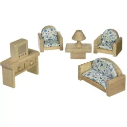 Plan Toys Poppenhuis Woonkamer - Klassiek