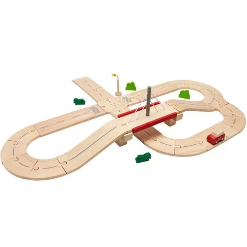 Plan Toys Autoweg Road System 6 Plan Toys Autoweg Road System - Afbeelding 6