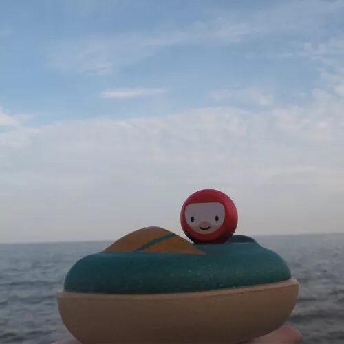 Plan Toys Badspeelgoed Speedboot Blauw 3 Plan Toys Badspeelgoed Speedboot Blauw - Afbeelding 3