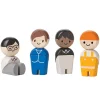 Plan Toys Poppenhuispoppen Zakenmensen 4 St - 6 Cm