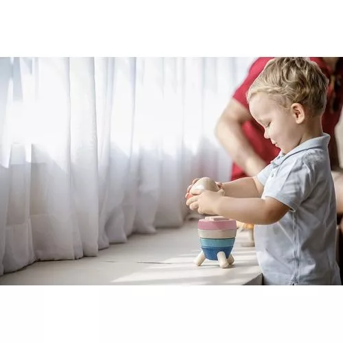 Plan Toys Stapeltoren Raket 3 Plan Toys Stapeltoren Raket - Afbeelding 3