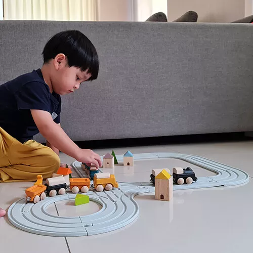 Plan Toys Trein Cargo 2 Plan Toys Trein Cargo - Afbeelding 2