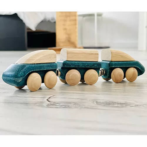 Plan Toys Trein Hybride 2 Plan Toys Trein Hybride - Afbeelding 2