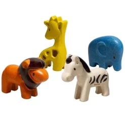 Plan Toys Wilde Dieren - 4st