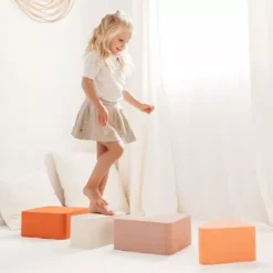 Moes Play Stapsteen En Bouwblok Stair - Peach Pink 12 Moes Play Stapsteen En Bouwblok Stair - Peach Pink -speelgarages, auto's & voertuigen Winkel play blocks earth3