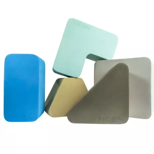 Moes Play Stapsteen En Bouwblok Trapezium - Moonlight Yellow 2 Moes Play Stapsteen En Bouwblok Trapezium - Moonlight Yellow - Afbeelding 2