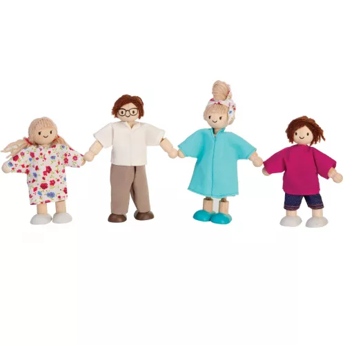 Plan Toys Poppenhuis Familie Modern - 13 Cm 1 Plan Toys Poppenhuis Familie Modern - 13 Cm