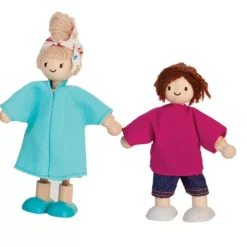 Plan Toys Poppenhuis Familie Modern - 13 Cm 7 Plan Toys Poppenhuis Familie Modern - 13 Cm -speelgarages, auto's & voertuigen Winkel poppenhuis familie3