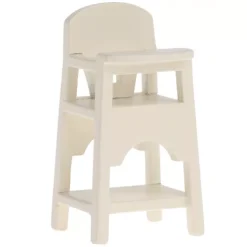 Maileg Poppenhuis Kinderstoel - Off-white - 7 Cm