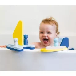 Quut Beach Toys Quut Badfiguren Zeilboot -speelgarages, auto's & voertuigen Winkel quut badpuzzel zeilboot