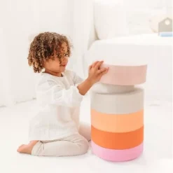 Moes Play Stapstenen - Rainbow Chair Earth - 5st 13 Moes Play Stapstenen - Rainbow Chair Earth - 5st -speelgarages, auto's & voertuigen Winkel rainbow chair earth6