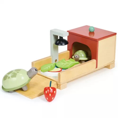 Tender Leaf Toys Poppenhuisdieren - Schildpad - 8-delig 2 Tender Leaf Toys Poppenhuisdieren - Schildpad - 8-delig - Afbeelding 2