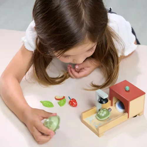 Tender Leaf Toys Poppenhuisdieren - Schildpad - 8-delig 3 Tender Leaf Toys Poppenhuisdieren - Schildpad - 8-delig - Afbeelding 3