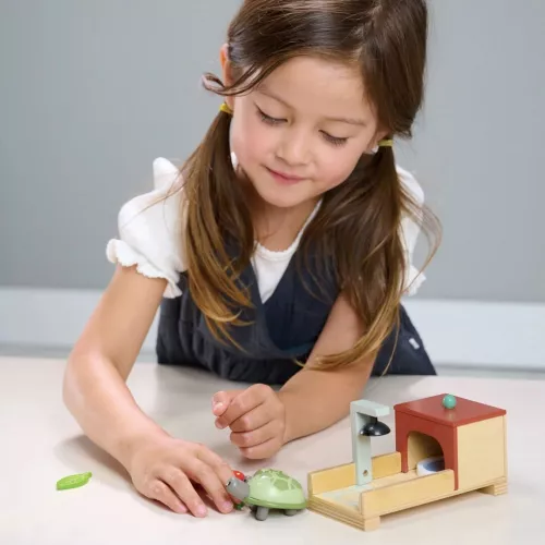 Tender Leaf Toys Poppenhuisdieren - Schildpad - 8-delig 4 Tender Leaf Toys Poppenhuisdieren - Schildpad - 8-delig - Afbeelding 4