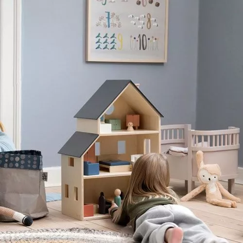 Sebra Houten Poppenhuis 3 Sebra Houten Poppenhuis - Afbeelding 3