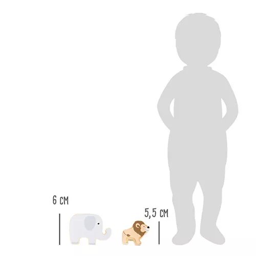 Small Foot Stapeldieren Safari 5 Small Foot Stapeldieren Safari - Afbeelding 5