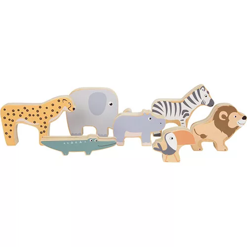 Small Foot Stapeldieren Safari 2 Small Foot Stapeldieren Safari - Afbeelding 2