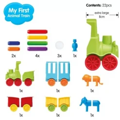 Smartmax Magnetisch Puzzelspel - My First Animal Train -speelgarages, auto's & voertuigen Winkel smartmax magnetisch puzzelspel my first animal train 3