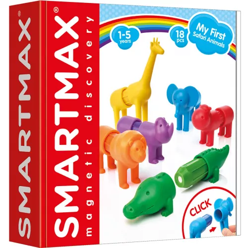 Smartmax Magnetisch Puzzelspel My First - Safaridieren 2 Smartmax Magnetisch Puzzelspel My First - Safaridieren - Afbeelding 2