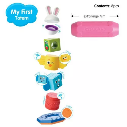 Smartmax Magnetisch Puzzelspel - My First Totem 4 Smartmax Magnetisch Puzzelspel - My First Totem - Afbeelding 4