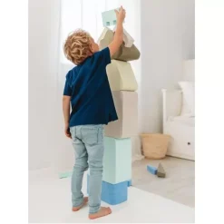 Moes Play Stapsteen En Bouwblok Triangle - Stone Grey 9 Moes Play Stapsteen En Bouwblok Triangle - Stone Grey -speelgarages, auto's & voertuigen Winkel stapelsteen sky2 2