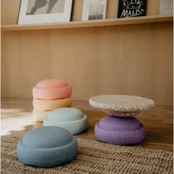 Stapelstein Balance Board Confetti Pastel 7 Stapelstein Balance Board Confetti Pastel -speelgarages, auto's & voertuigen Winkel stapelstein balanceerbord pastel confetti