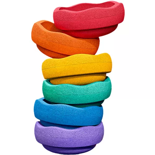 Stapelstein Original Rainbow Classic - 6st 1 Stapelstein Original Rainbow Classic - 6st