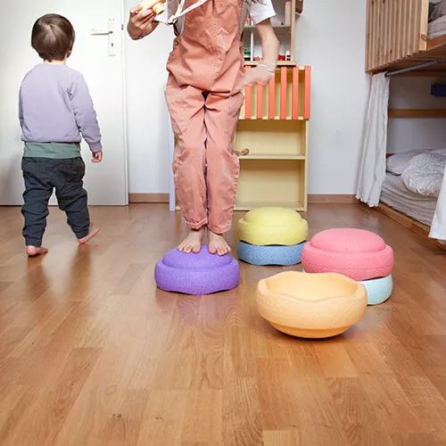 Stapelstein Original Rainbow Pastel - 6st 4 Stapelstein Original Rainbow Pastel - 6st - Afbeelding 4