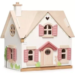 Tender Leaf Toys Poppenhuis Cottage - Gemeubileerd