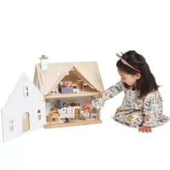 Tender Leaf Toys Poppenhuis Cottage - Gemeubileerd -speelgarages, auto's & voertuigen Winkel tender leaf toys poppenhuis ilovespeelgoed13