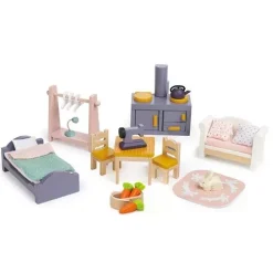 Tender Leaf Toys Poppenhuis Cottage - Gemeubileerd -speelgarages, auto's & voertuigen Winkel tender leaf toys poppenhuis ilovespeelgoed2