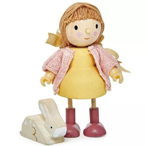 Tender Leaf Toys Poppenhuispop Amy & Haar Konijn - 12 Cm 1 Tender Leaf Toys Poppenhuispop Amy & Haar Konijn - 12 Cm
