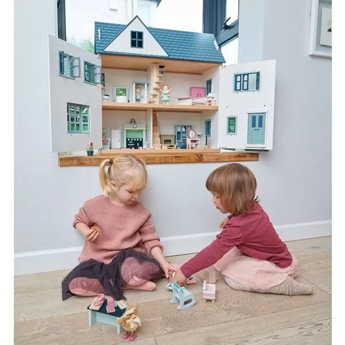 Tender Leaf Toys Poppenhuis Villa Dovetail 4 Tender Leaf Toys Poppenhuis Villa Dovetail - Afbeelding 4