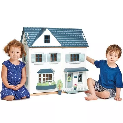 Tender Leaf Toys Poppenhuis Villa Dovetail 2 Tender Leaf Toys Poppenhuis Villa Dovetail - Afbeelding 2