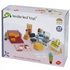 Tender Leaf Toys Poppenhuis Werkkamer - 27-delig 9 Tender Leaf Toys Poppenhuis Werkkamer - 27-delig -speelgarages, auto's & voertuigen Winkel tender leaf toys poppenhuis studeerkamer 2
